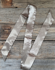 Tan Western Skinny Mini Wild Rag Scarf / Cowgirl Necktie