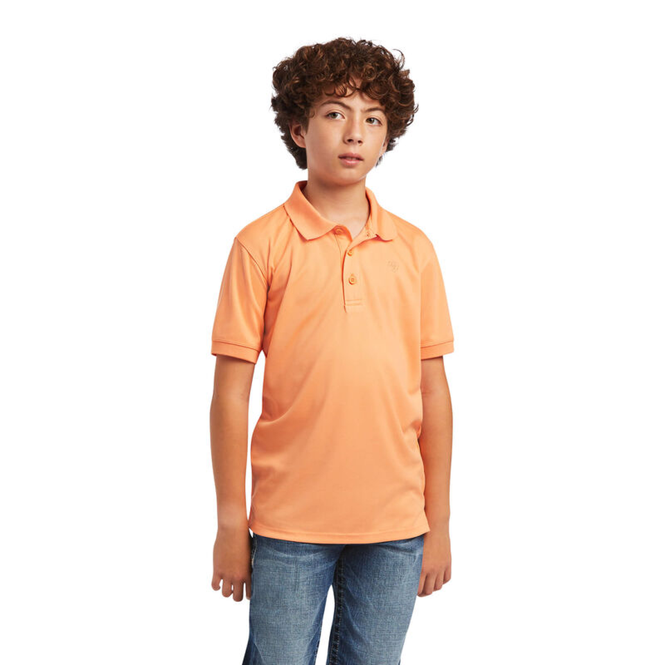 Ariat TEK Polo- Habanero Peach