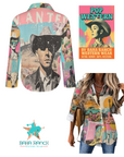 Baha Ranch Wanted Retro Pop Western Vintage Button Up Shirt