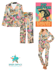 Baha Ranch Retro Pop Western Collage Pajama Set