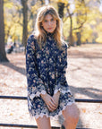 MASON'S DAUGHTER Samantha Dress, Heirloom Bouquet Viscose Twill