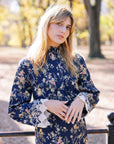 MASON'S DAUGHTER Samantha Dress, Heirloom Bouquet Viscose Twill