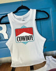 Cowboy Cropped Tank