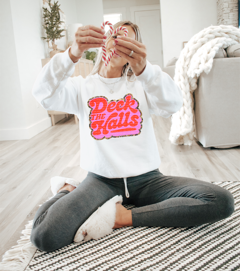 Leopard merry bright tee or sweatshirt – Everest Ranch