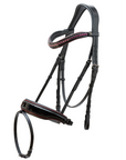 The Bordeaux Black Patent Leather Snaffle Bridle