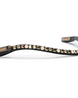 Azteca - Crystal Slimline Browband with Snaps