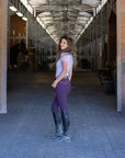 Evolution Knee Patch Breeches - Dark Plum