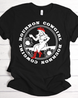 Bourbon Cowgirl Logo Black Tee Shirt - Bourbon Cowgirl