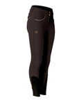 Evolution Knee Patch Breeches - Black with Rose Gold