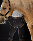 Evolution Knee Patch Breeches - Black with Rose Gold