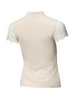 Charlie Short Sleeve Lace Riding Shirt - Ecru