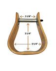 Metal Bound Visalia Stirrups