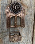 Copper Rose Western Concho W107