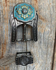 A Touch of Turquoise Western Concho W109