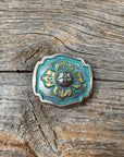A Touch of Turquoise Western Concho W109
