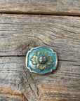 A Touch of Turquoise Western Concho W109