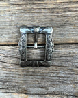 Antique Silver Western Buckles - Assorted
