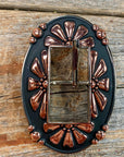 Copper Flower Western Concho W196
