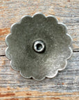 Antique Silver Turquoise Concho 1" W203S