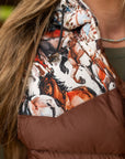 WILD HORSES PUFFER | VEST