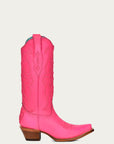 Z5138 - WOMEN'S EMBROIDERY FUCHSIA SNIP TOE COWBOY BOOT