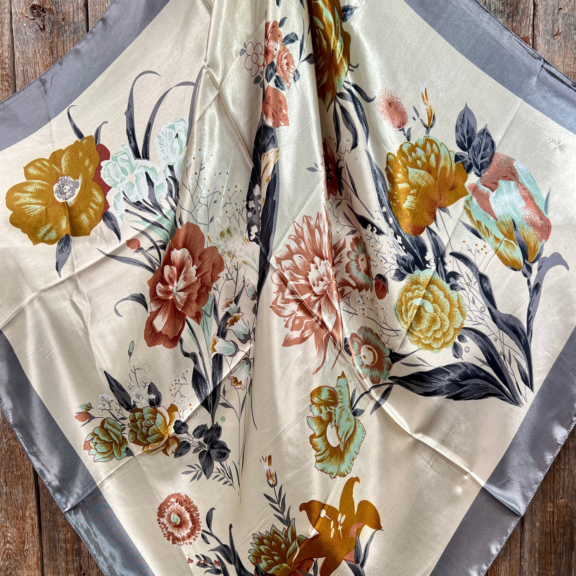 35X35" Field of Wildflowers Wild Rag / Scarf - W111L Slide WRC111B