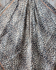 35X35" Tan Leopard Wild Rag / Scarf WR168