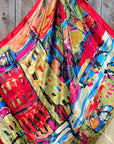 35X35" Abstract Colors Wild Rag / Scarf WR298