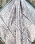 35X35" Pink & Grey Paisley Wild Rag / Scarf WR3400