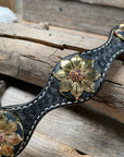 Black Basketweave Wither Strap