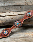 Light Oil Basketweave Wither Strap