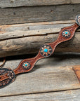 Light Oil Basketweave Wither Strap