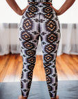 DEL RIO FULL PRINT CROSSOVER LEGGINGS