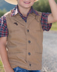 Youth Bronco Canvas Vest