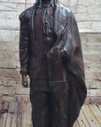Hot Cast Bronze Native American Indian Chief Sculpture Statue Figure after C.M. Russell