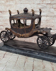 Stagecoach Coach Horse Carriage Bronze Sculpture - Limited Edition