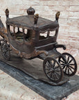 Stagecoach Coach Horse Carriage Bronze Sculpture - Limited Edition