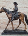 WILL ROGERS Bronze Statue Sculpture Frederic Remington Western Cowboy 23" x 23"