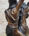 SCALP Frederic Remington Bronze Statue Sculpture Native American Western 19" x 21"
