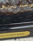 MOUNTAIN MAN Frederic Remington Bronze Statue Native American Sculpture 11" x 9"