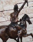SCALP Frederic Remington Bronze Statue Sculpture Native American Western 10" x 9"