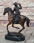 Ranger by Frederic Remington - Bronze Sculpture Statue Western Cowboy