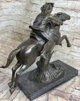 Bronze Sculpture by Antoine Bofill - Le dernier d’une race - Native American on Horse