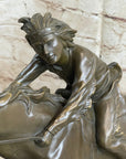 Bronze Sculpture by Antoine Bofill - Le dernier d’une race - Native American on Horse
