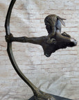 Native American Indian Archer Abstract Bronze Statue Sculpture Figure Mario Nick 33" x 22"