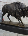American Buffalo Bison Hot Cast Bronze Sculpture Statue Figure after Antoine Barye
