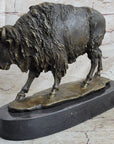American Buffalo Bison Hot Cast Bronze Sculpture Statue Figure after Antoine Barye