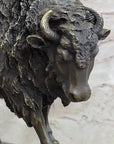 American Buffalo Bison Hot Cast Bronze Sculpture Statue Figure after Antoine Barye
