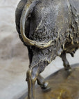American Buffalo Bison Hot Cast Bronze Sculpture Statue Figure after Antoine Barye