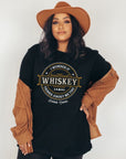 I Wonder if Whiskey Thinks About Me Too Graphic Tee - Bourbon Cowgirl